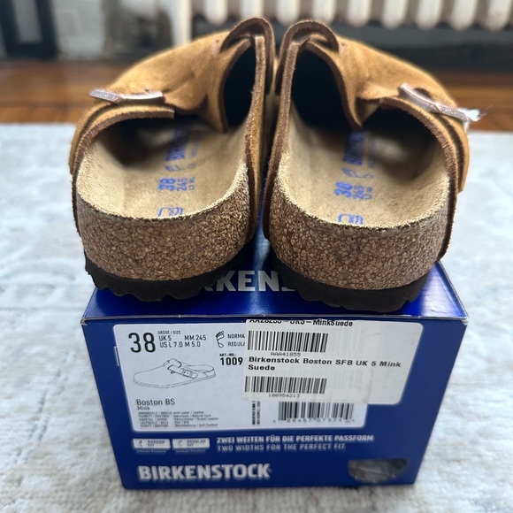 NWT/ NIB Birkenstock Boston size 38 mink - Picture 5 of 8